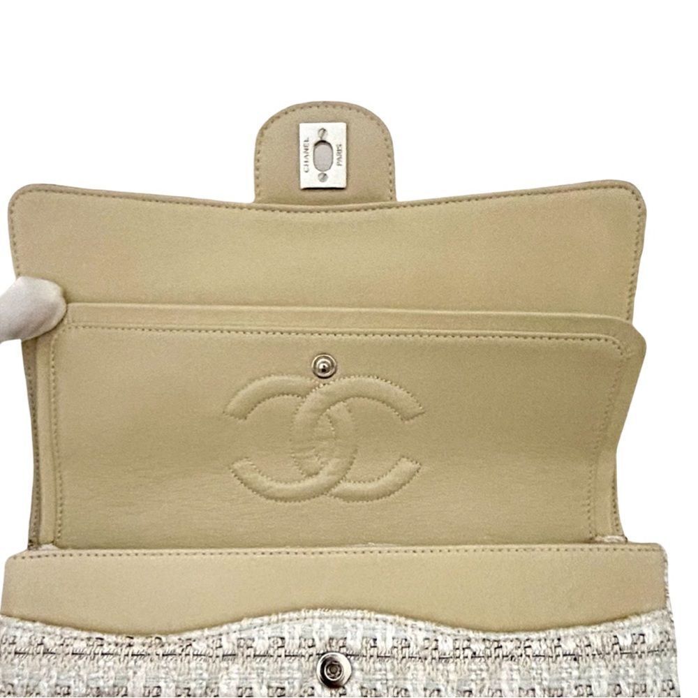 CHANEL Tweed Quilted Medium Timeless Classic Double Flap Bag NWT‎ - Picture 14 of 17